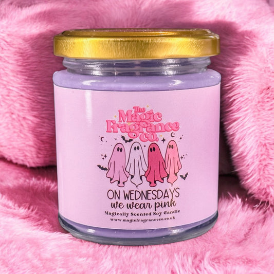 On Wednesdays We Wear Pink Soy Candle