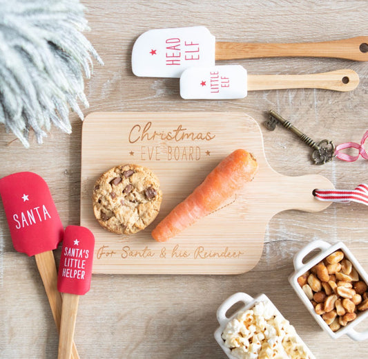 Wooden Christmas Eve Serving Board