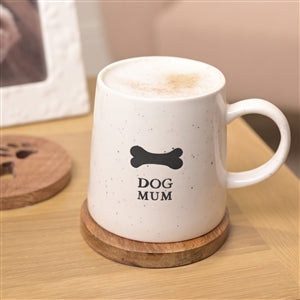 Dog Mum Speckled Ceramic Mug