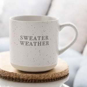 Sweater Weather Speckled Ceramic Mug