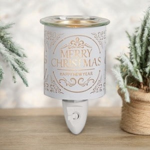 Plug-In Merry Christmas Wax Melter